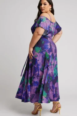 Printed Wrap Dress