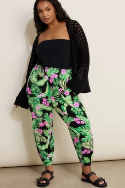 Print Harem Trousers