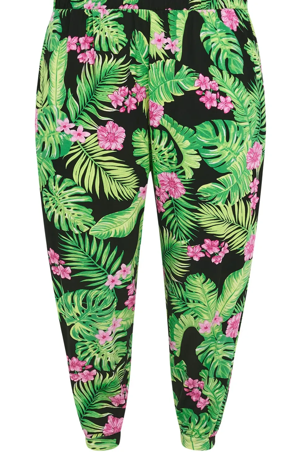 Print Harem Trousers