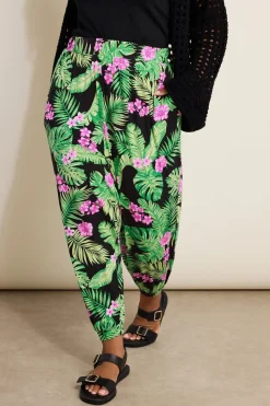 Print Harem Trousers