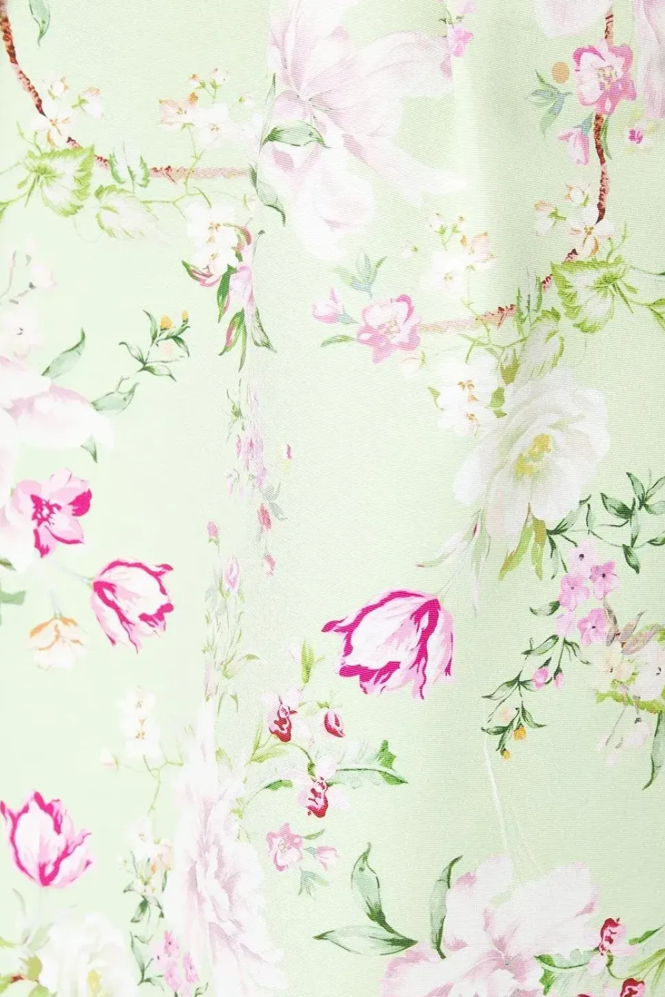 Print Ottoman Twill Maxi Skirt
