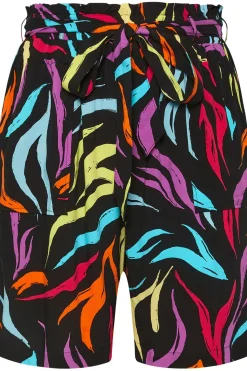 Print Paperbag Shorts