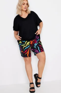 Print Paperbag Shorts