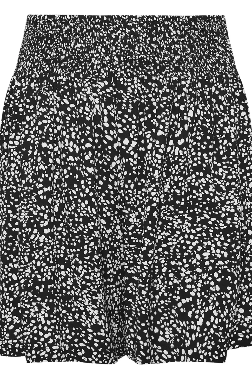 Print Shirred Shorts