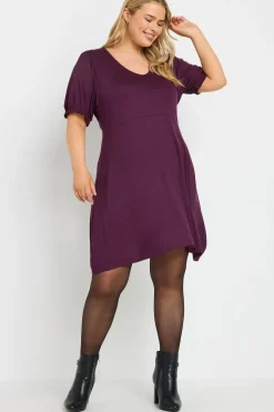 Puff Sleeve Mini Dress