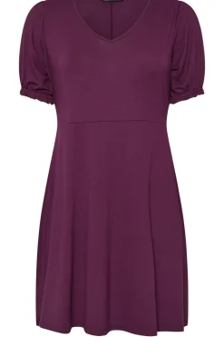 Puff Sleeve Mini Dress