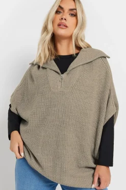 Quarter Zip Short Sleeve Jumper