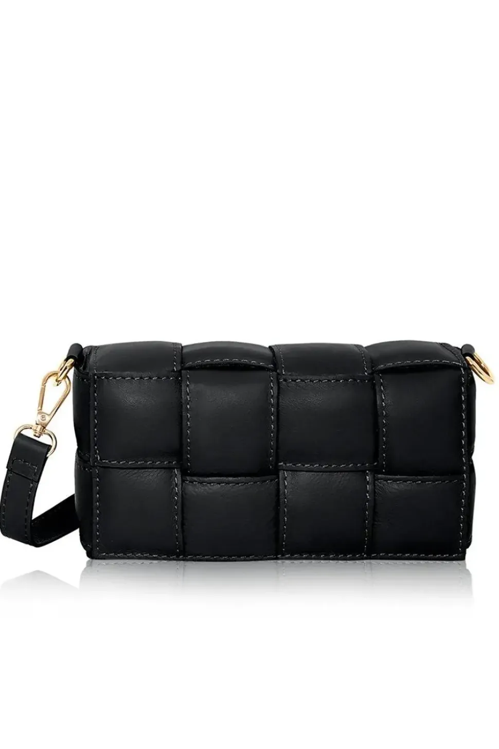 "Serena' Woven Crossbody Bag
