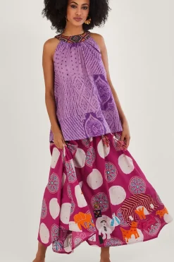 Rabari Embroidered Halter Cami Top