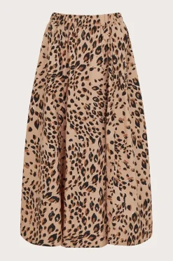 Raife Leopard Print Skirt