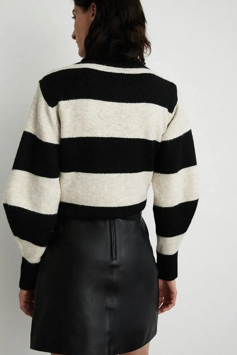 Real Leather Clean Pelmet Skirt