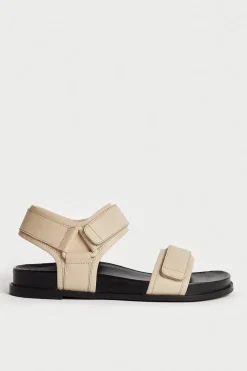 Real Leather Grandad Deep Footbed Sandal