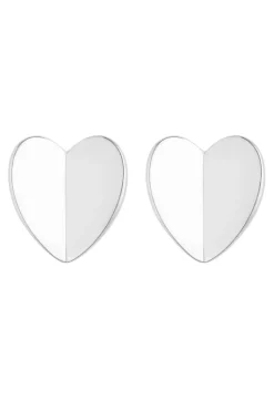 Recycled Sterling Silver 925 Clean Polished Twist Hoop Earrings