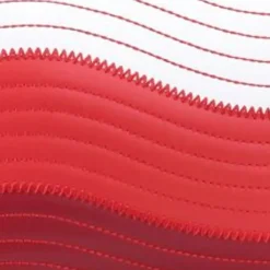 Red Patchwork Vegan Leather Crossbody Bag | BNEEI