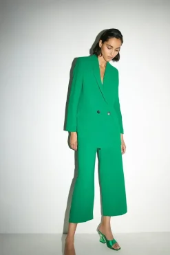 Relaxed Double Breasted Blazer