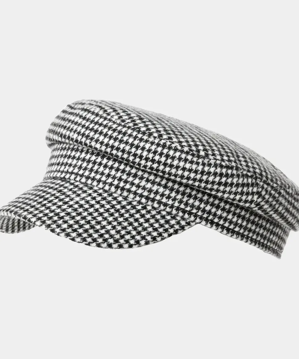 Retro Dogtooth Check Cap