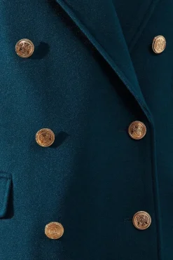 Revere Collar Blazer Coat
