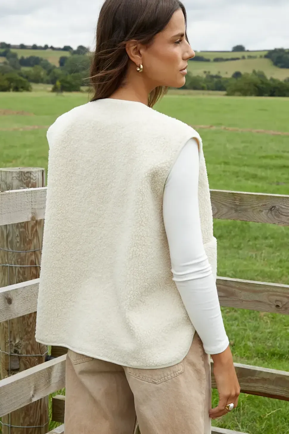 Reversible Borg Gilet