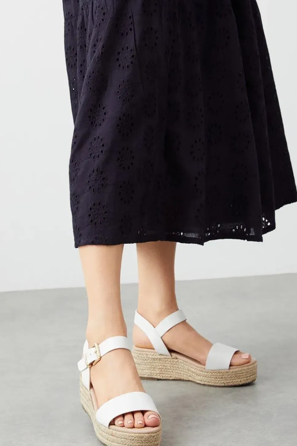 Ria Comfort Low Espadrille Wedges
