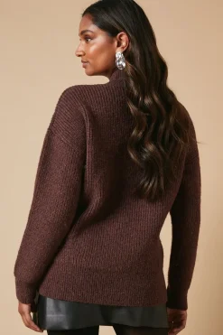Ribbed Crew Neck Jumper