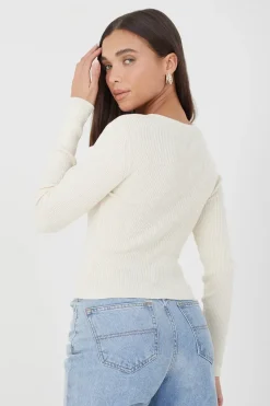 Ribbed Knitted Cardigan