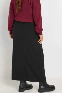 Ribbed Maxi Tube Skirt