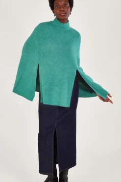 Ribbed Poncho