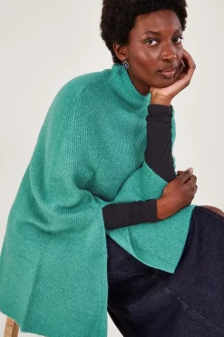 Ribbed Poncho