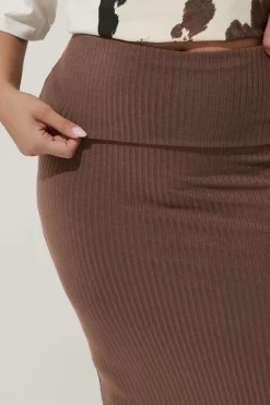 Ribbed Skirt