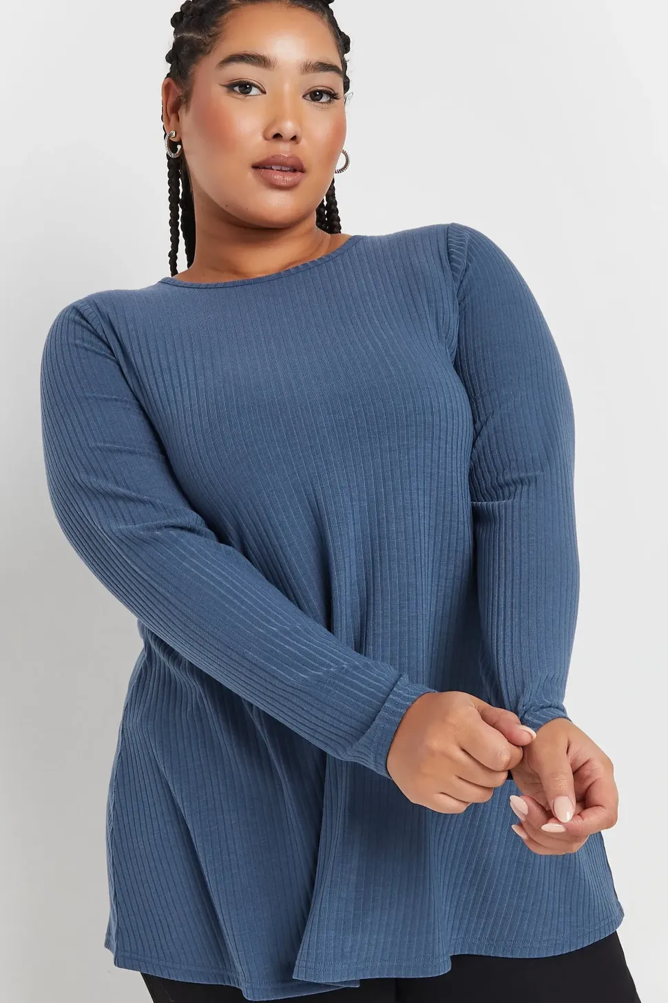 Ribbed Swing Top