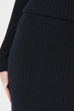 Ribbed Tube Skirt Co-ord