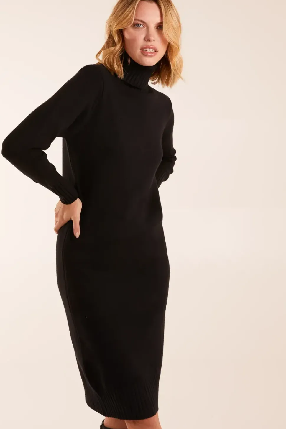 Roll Neck Jumper Dress