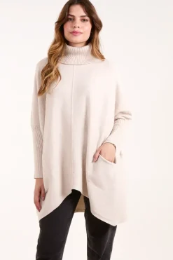 Roll Neck Pocket Jumper