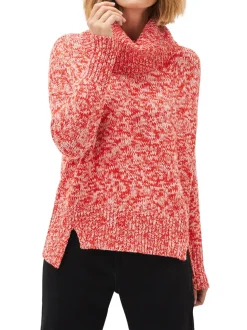 Rosia Melange Chunky Knit Jumper-Plain