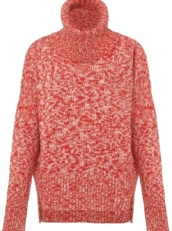Rosia Melange Chunky Knit Jumper-Plain