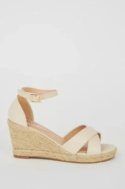 Rosie Cross Strap Wedges