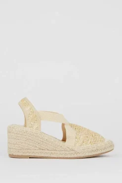 Rosse Elastic Espadrille Wedges