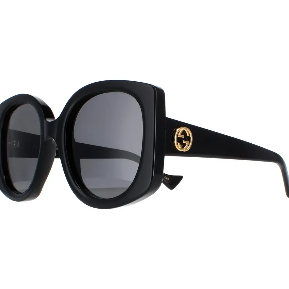 Round Black Grey GG1257S
