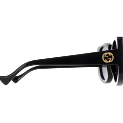 Round Black Grey GG1257S