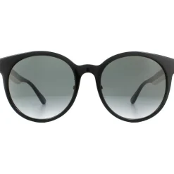 Round Black Grey Gradient Sunglasses