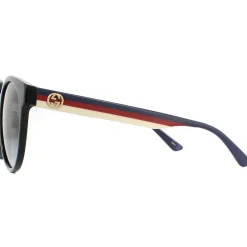 Round Black Grey Gradient Sunglasses