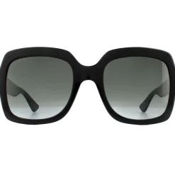 Round Black Grey Gradient Sunglasses