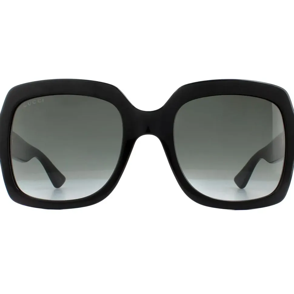 Round Black Grey Gradient Sunglasses
