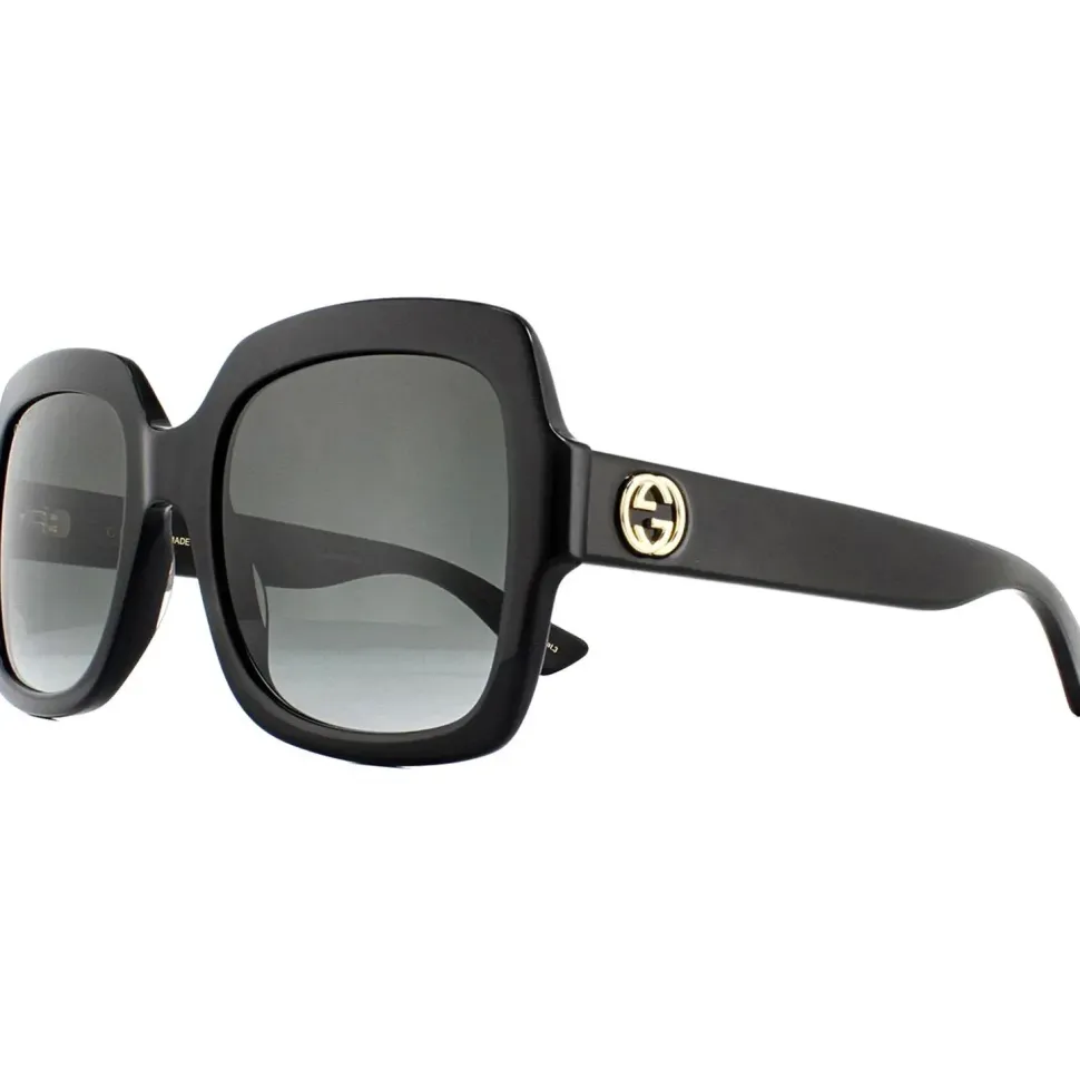 Round Black Grey Gradient Sunglasses