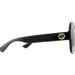Round Black Grey Gradient Sunglasses