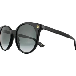 Round Black Grey Gradient Sunglasses