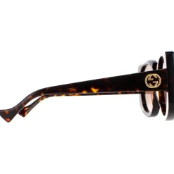 Round Dark Havana Brown GG1257S