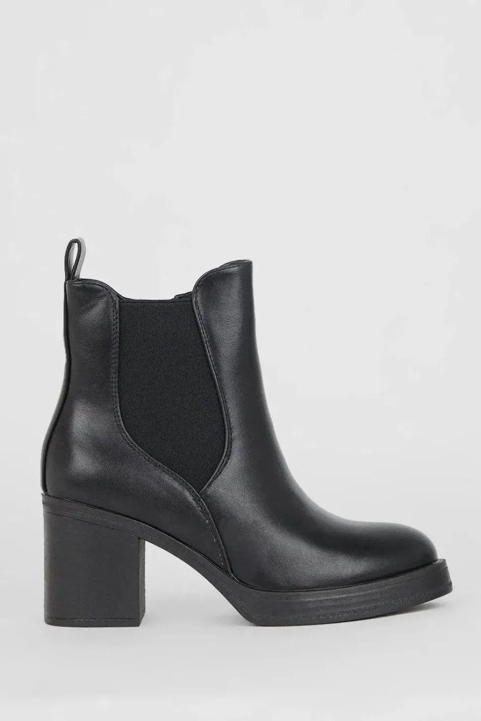 Round Toe Platform Ankle Boots