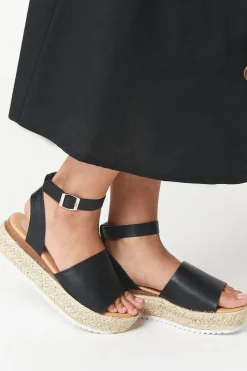 Rubi Ankle Strap Espadrille Wedge Sandals