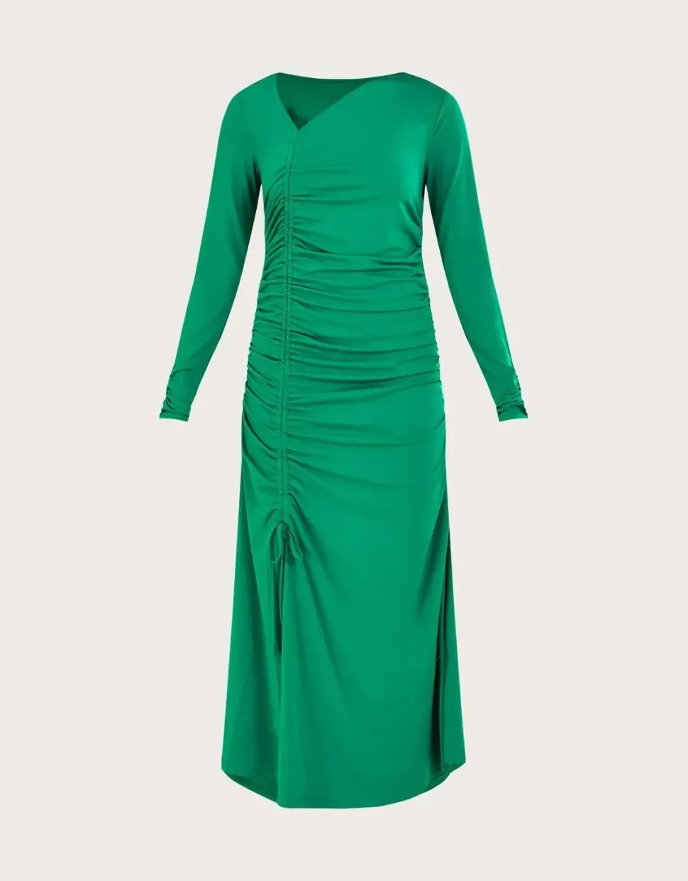 Ruched Side Jersey Dress
